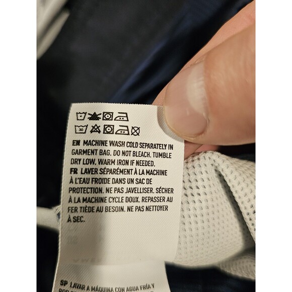 American Eagle Shorts Men Swimwear Size M Blue Stripe Board Shorts Striped - Picture 9 of 9